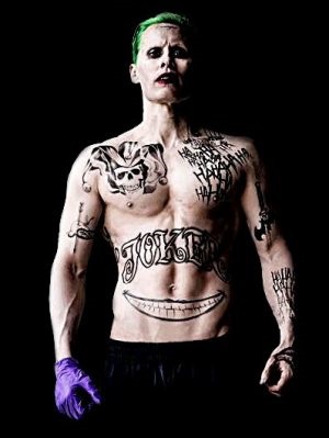 Tetoválás Joker a film - Suicide Squad