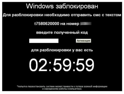 Az operációs rendszer ki van zárva ablakok, kinyit SMS-t küldeni száma