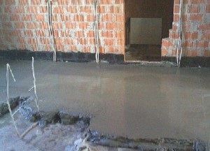 Floor igazítás cement-homok habarcs (oldat) Önterülő a padlót cement-homok habarcs