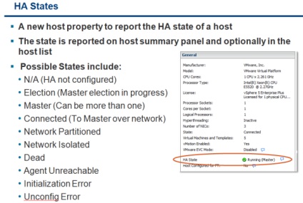 Virtualizáció - újdonságait vmware magas rendelkezésre állás (FDM) a VMware vSphere 5 (rendelkezésre állás) Virtualizáció - újdonságait vmware magas rendelkezésre állás (FDM) a VMware vSphere 5