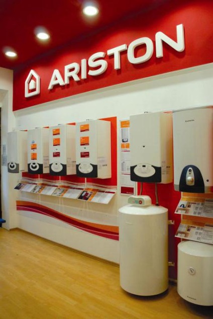 Ariston vízmelegítők, elektromos tároló (ARISTON) és az eszköz felállás