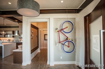 Зберігання велосипеда в квартирі - 25 творчих ідей