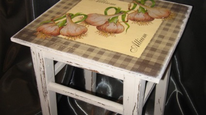 Decoupage széklet új élet elavult dolgok (37 fotó) (széklet) Decoupage széklet új élet elavult dolgok (37 fotó)