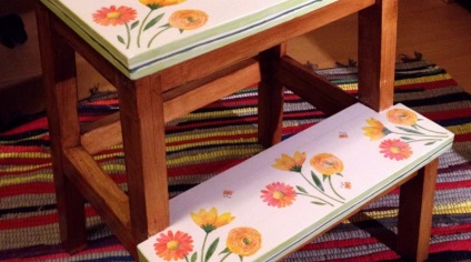 Decoupage széklet új élet elavult dolgok (37 fotó) (fotók) Decoupage széklet új élet elavult dolgok (37 fotó)