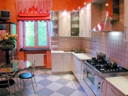 Tervezz egy kis konyha, erkély, belső, fotó, videó