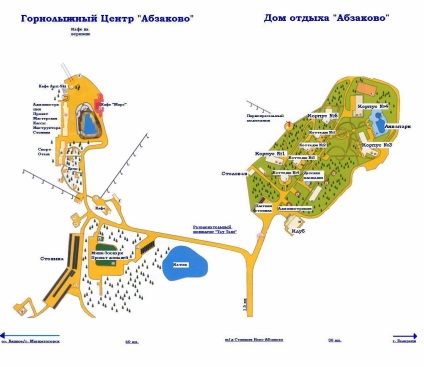 Síközpont Abzakovo, Magyarország irányok