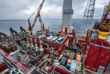 Hogyan kivonat olaj az Északi-sarkon platform „Prirazlomnaja” fotó hírek