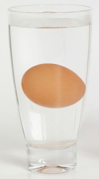 Hogyan állapítható meg, a frissesség a tojás a vízben