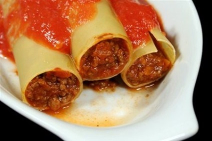 Cannelloni hússal - receptek képekkel