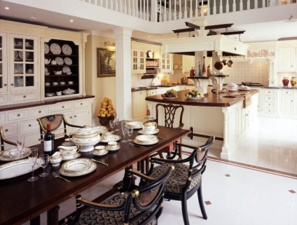 A konyha az angol stílus - belső fotó