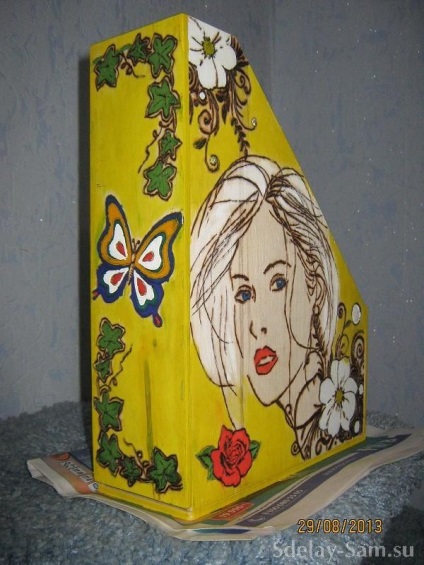 Papírtálca kezeddel, csináld magad (tálca) Papírtálca kezeddel, csináld magad