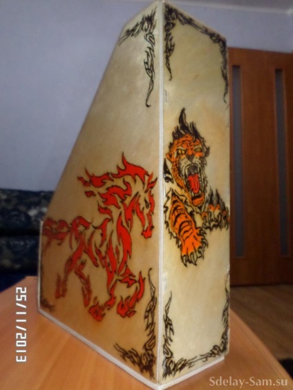 Papírtálca kezeddel, csináld magad (értékpapír) Papírtálca kezeddel, csináld magad