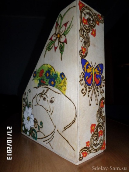 Papírtálca kezeddel, csináld magad (értékpapír) Papírtálca kezeddel, csináld magad