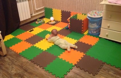 Lágy padló gyermekek szobák rejtvények - típusok előnyeit és hátrányait, összetétele, telepítése, karbantartása