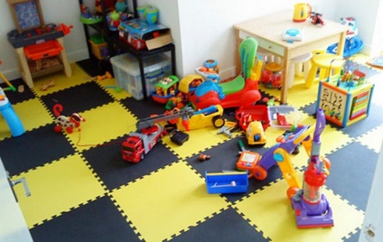 Lágy padló gyermekek szobák rejtvények - típusok előnyeit és hátrányait, összetétele, telepítése, karbantartása