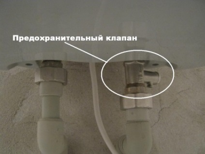 A biztonsági szelep bojler, hogyan kell kiválasztani, az exponáló gombot a kazán indirekt fűtés