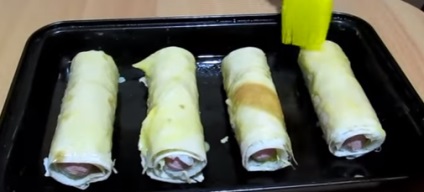 Kolbász a tésztát a sütőben receptek képekkel (kolbász) Kolbász a tésztát a sütőben receptek fotókkal