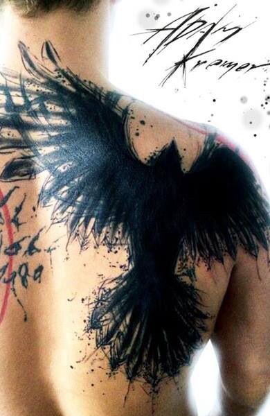 Tattoo Raven - érték tetoválás minták és képek