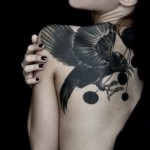Tattoo Raven 12 értéket, 76 kép és vázlatok a legjobb
