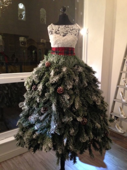 Creative karácsonyfa, kézzel készült a legszokatlanabb ötletet