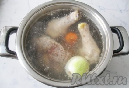 Холодець з курки і яловичини з желатином - рецепт з фото