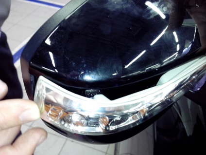 Tartalék lámpák a külső visszapillantó tükör Hyundai ix35