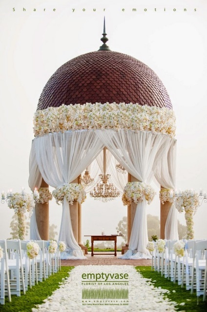 20 Ötletek utat az esküvői oltár - esküvői inspiráció