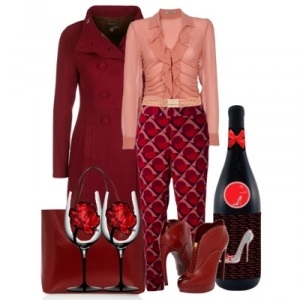 Burgundy kabát elegáns képek Modari blog a divat és stílus (képek) Burgundy kabát elegáns képek Modari blog a divat és stílus