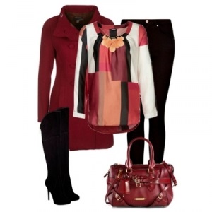 Burgundy kabát elegáns képek Modari blog a divat és stílus (bordó) Burgundy kabát elegáns képek Modari blog a divat és stílus
