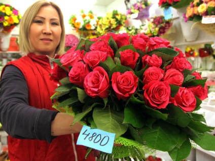 Csokor oligarcha március 8 virágok a legdrágább világ - társadalom