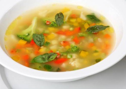 Diétás leves zöldségekkel tippeket és recepteket