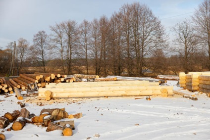 Szakaszaiban az építési egy faház menetrend