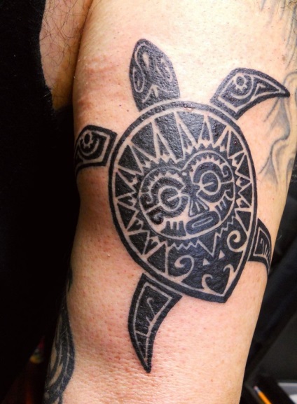 Fotók és jelentősége tetoválás teknős