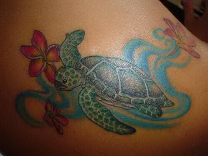 Fotók és jelentősége tetoválás teknős
