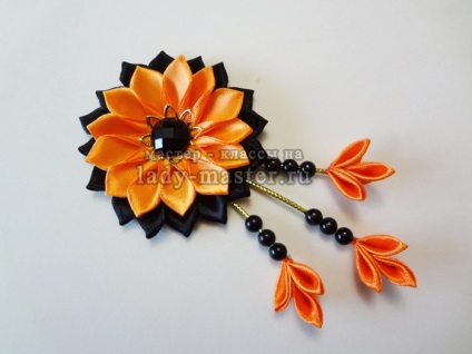 St. George Ribbon kanzasi, mester - osztály lépésről lépésre képek (szegmensek Orange Ribbon) St. George Ribbon kanzasi, mester - osztály lépésről lépésre fotók