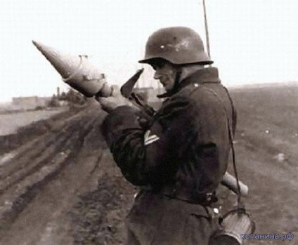 A történelem előállítása és használata Panzerfaust (faustpatron) - fegyverek - cikkek - katonai