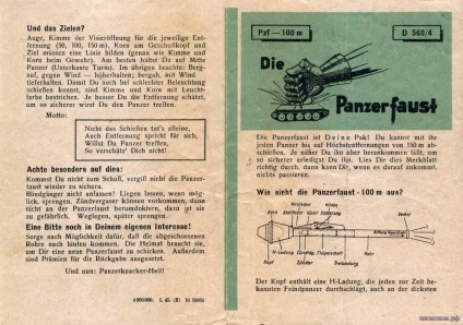 A történelem előállítása és használata Panzerfaust (faustpatron) - fegyverek - cikkek - katonai