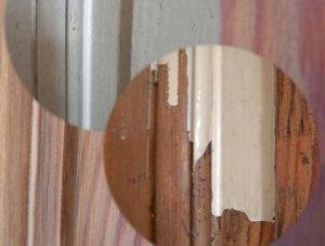 Hogyan tisztítható a fa ablak a régi festék