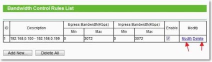 Hogyan korlátozzák a sebességet az internet wi-fi router egy példa egy router tp-link