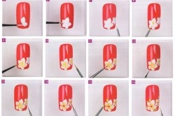 Hogyan virágok körmök lépésről lépésre fotók és videó (szögek útmutató) Hogyan virágok körmök lépésről lépésre fotók és videók