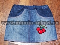 Hogyan varrni egy farmer mini szoknya a lányok (lányok) Hogyan varrni egy farmer mini szoknya lányoknak