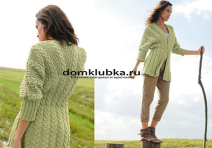 Hogyan lehet lekötni egy meleg pulóvert (ismét kész backstitches) Hogyan lehet lekötni egy meleg kabát