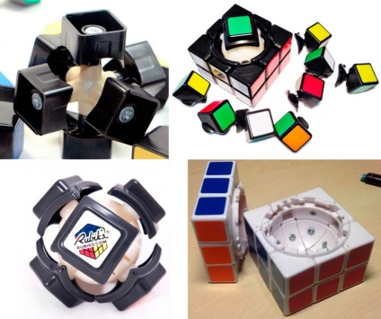 Hogyan működik a Rubik-kocka összehasonlítása az összes ismert mechanizmusok