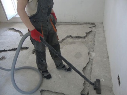Hogyan, hogy összehangolják a betonon a garázsban a kezével (beton) Hogyan, hogy összehangolják a betonon a garázsban kezével