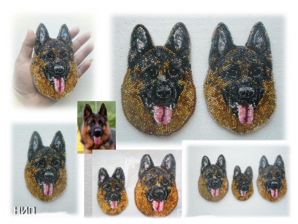 Amint azt hímezni gyöngyökkel portré kutyák - Fair Masters - kézzel készített, kézzel készített