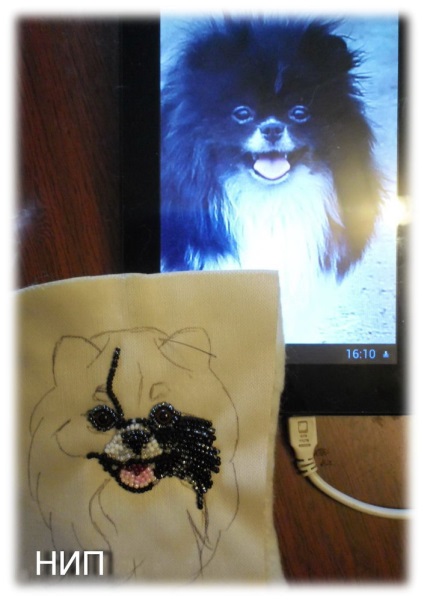 Amint azt hímezni gyöngyökkel portré kutyák - Fair Masters - kézzel készített, kézzel készített