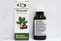 Csepp Aescusan - használati utasítást, a hatóanyag készítményt (alkalmazás) Csepp Aescusan - használati utasítást, a készítmény a hatóanyag