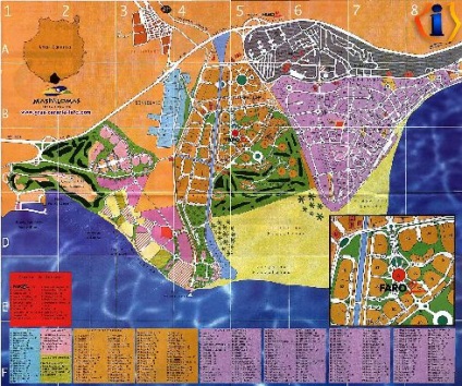 Térkép Kanári-szigetek - Tenerife, Gran Canaria és munkatársai (Tenerife) Térkép Kanári-szigetek - Tenerife, Gran Canaria, stb