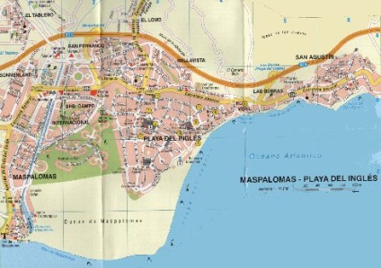Térkép: a Kanári-szigetek - Tenerife, Gran Canaria, stb (Kanári-szigetek) Térkép Kanári-szigetek - Tenerife, Gran Canaria, stb