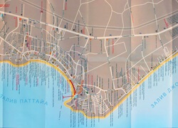 Térkép: Pattaya az orosz (bevásárlóközpontok, piacok, érdekességek)